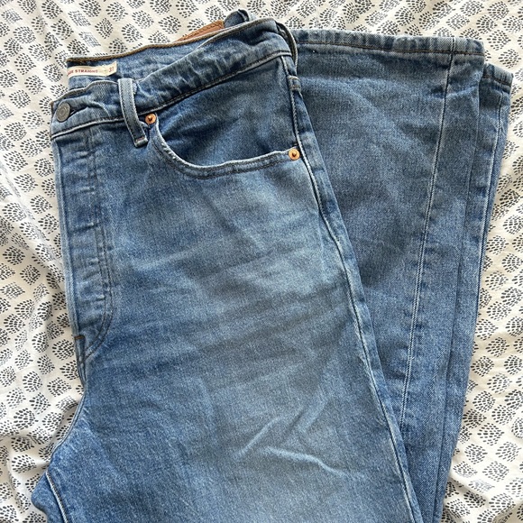 Levi's Jeans Levis Ribcage Straight Jeans In Haters Gonna Hate Sz 3